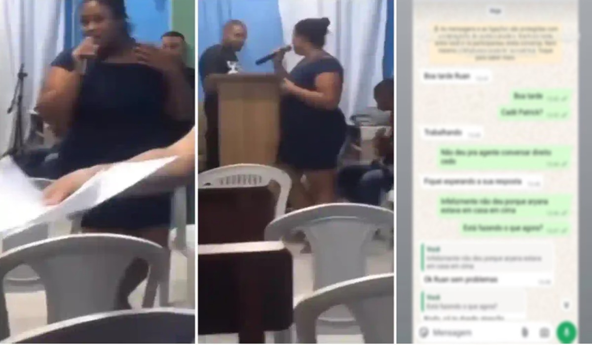 Mulher traÃ­da por pastor expÃµe todos os prints da conversa dele com a amante