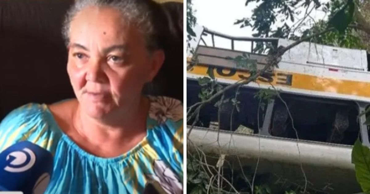 ViÃºva do motorista de Ã´nibus que caiu na Serra da Barriga diz que pediu para ele nÃ£o ir e desabafa: âEsse Ã´nibus sempre quebravaâ; vÃ­deo