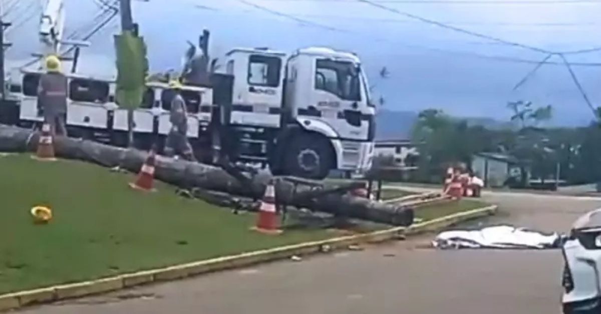 Homem morre durante manutenÃ§Ã£o elÃ©trica em SC e atitude de equipe gera revolta