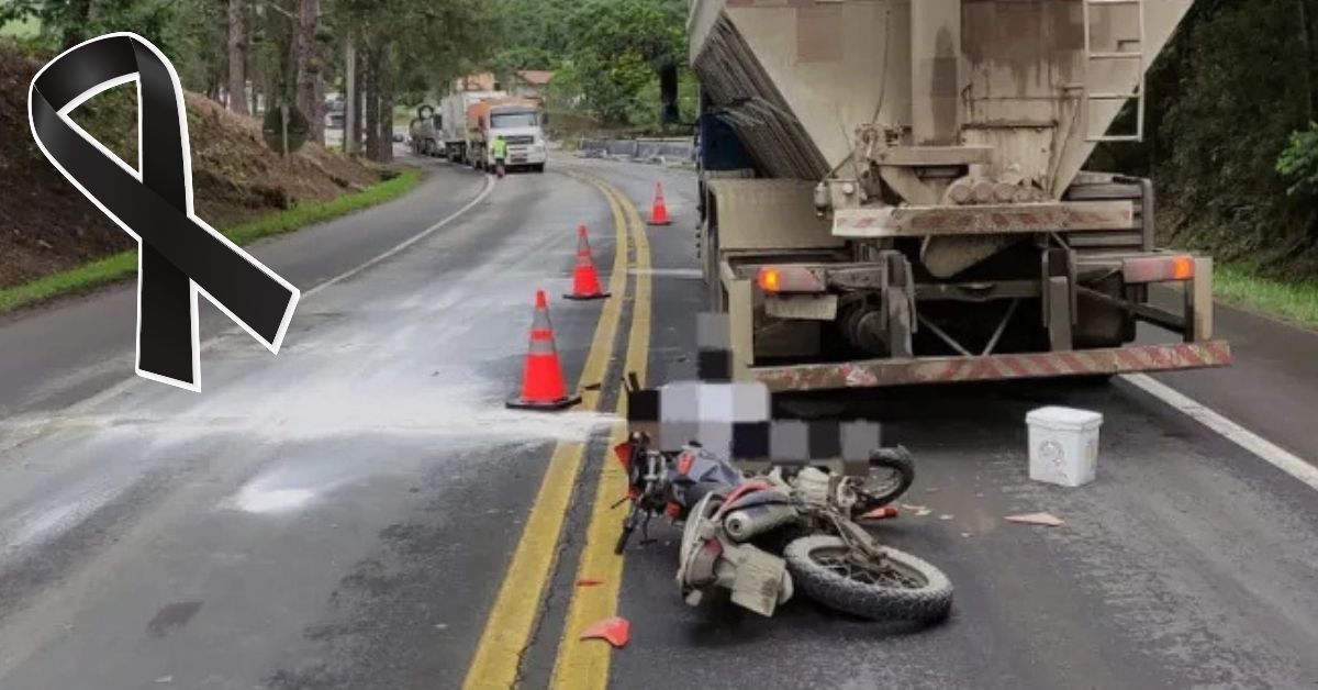 Fatalidade em SC: acidente trÃ¡gico na BR-470 mata motociclista em colisÃ£o traseira