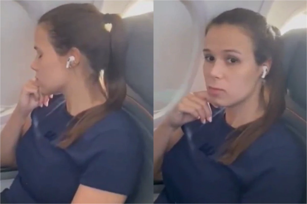 Mulher que filmou Jeniffer no aviÃ£o durante 'Tsunami' concorda em falar pela primeira vez e atribui responsabilidade Ã  filha