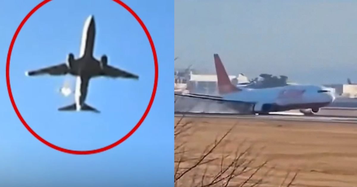 VÃ­deo flagrou fogo saindo de motor de aviÃ£o pouco antes de pouso catastrÃ³fico; veja momento